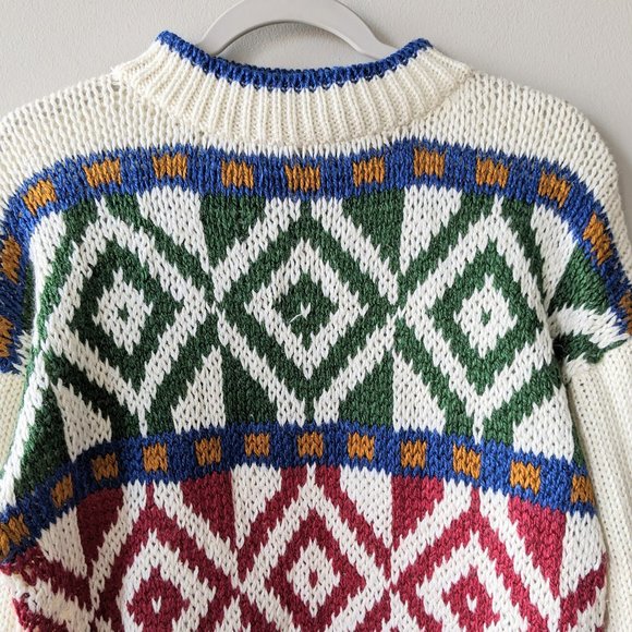 Vintage Complements Chunky Knit Grandpa Sweater - Picture 3 of 7
